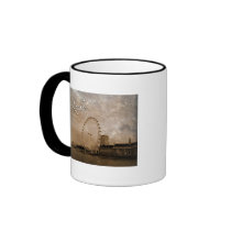 Antiqued London Eye Art Mug