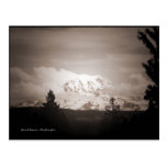 Antiqued Mount Rainier Postcard