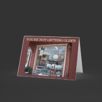 "Antiques" Photo Birthday Card