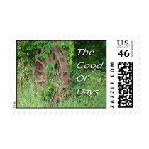 AntiqueTractorWheel postage by MakaraPhotos AntiqueTractorWheel postage
