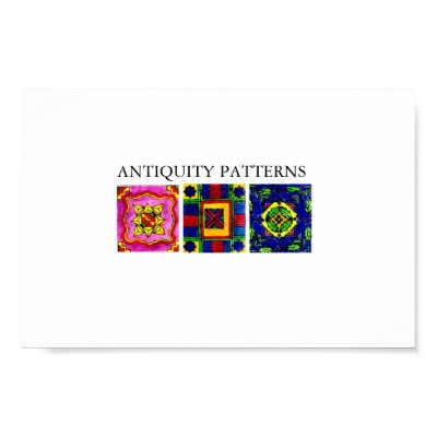 Antiquity Patterns series Poster by multifacetsflux
