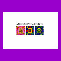Antiquity Patterns series posters