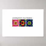 Antiquity Patterns series Poster