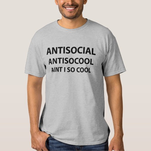 black antisocial shirt