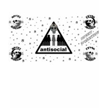 AntiSocial T-Shirt by firemenace AntiSocial T-Shirt