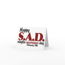 antivalentine S.A.D. Card