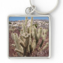 Antler Cactus Keychain