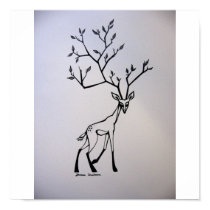 Antlers print