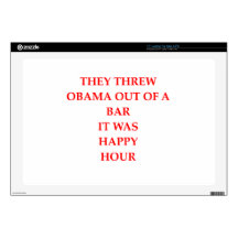 anto obama joke decals for 17" laptops