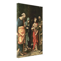 Antonio Allegri da Correggio - Four Saints Gallery Wrap Canvas
