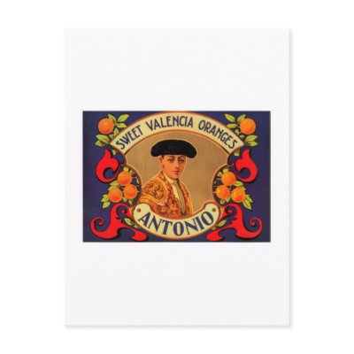 Antonio Sweet Valencia Oranges Post Cards by AllVintage