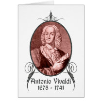 Antonio Vivaldi Greeting Card