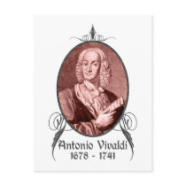 Antonio Vivaldi Postcard