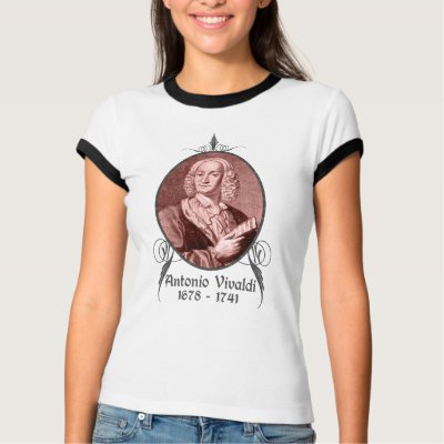 Antonio Vivaldi t-shirts