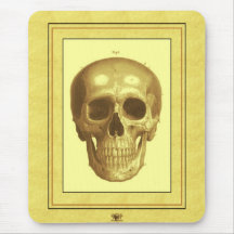 Antque Skull Mouse Pad