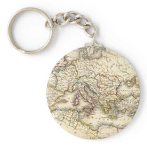 Antquie Map of Ancient Roman Keychains