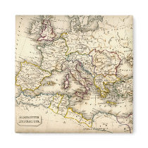 Antquie Map of Ancient Roman Refrigerator Magnet