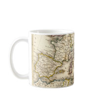 Antquie Map of Ancient Roman Coffee Mug