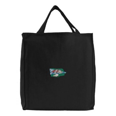 Ants And Potato Chips Embroidered Tote Bag by ZazzleEmbroidery