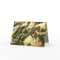 Ants & Attitude - Greeting Card #2 by bontondesigns Ants & Attitude - Greeting Card #2