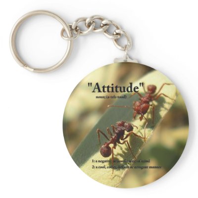Ants & Attitude - Keychain #1 by bontondesigns