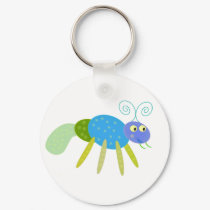 Ants: blue and green ant keychains by adellaandmella Ants: blue and green ant keychains