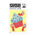 Ants Carrying a Cupcake postage by nyxxie Ants Carrying a Cupcake postage