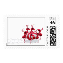Ants Christmas Stamp