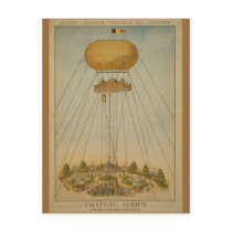 Antwerp Expo 1894 Air Castle Balloon Post Cards