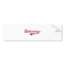Antwerp Ohio Classic Design Bumper Stickers
