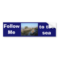 Antwerp, Scheldt support vessel 04d Bumper Sticker