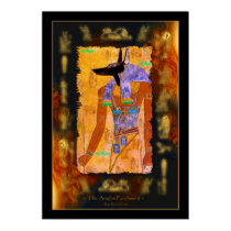 ANUBIS Egyptian Art Poster posters by RavenSpiritPrints ANUBIS Egyptian Art Poster posters