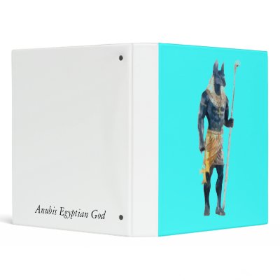Anubis Egyptian God Vinyl Binders by esupernatural