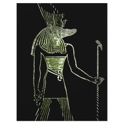 'Anubis: God of the Underworld' Full Color Flyer by thespiritualsource