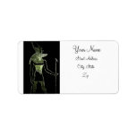 'Anubis: God of the Underworld' Personalized Address Label