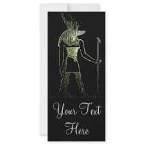 'Anubis: God of the Underworld' Personalized Rack Card