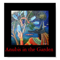 Anubis in the Garden posters