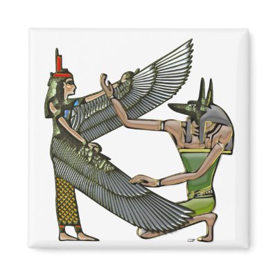 Anubis & Nut Refrigerator Magnet by Serge867