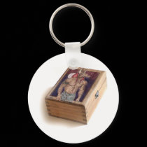 Anubis on wood: www.AriesArtist.com keychains