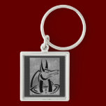 Anubis Premium Square Keychain keychains