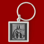 Anubis Premium Square Keychain