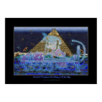 "Anubis Prepares the Way" Art Poster posters by PrintedGifts "Anubis Prepares the Way" Art Poster posters