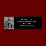Anubis Return Address Label labels