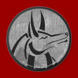 Anubis Round Magnet