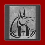 Anubis Square Magnet