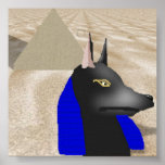 Anubis stands Guard Poster