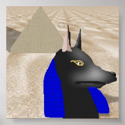 Anubis stands Guard Poster by Birdman77