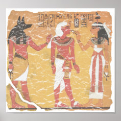 Anubis, Tut, Osiris Print