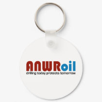 ANWR Oil: Drilling Today Protects Tomorrow keychains by AmericanElephant ANWR Oil: Drilling Today Protects Tomorrow keychains