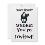 Anxiety Disorder Stinks Skunk Awareness Design Announcement
